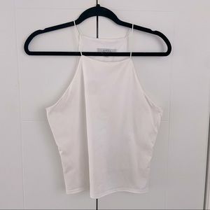 Gaze. Cropped halter top tank Super comfy & flattering.